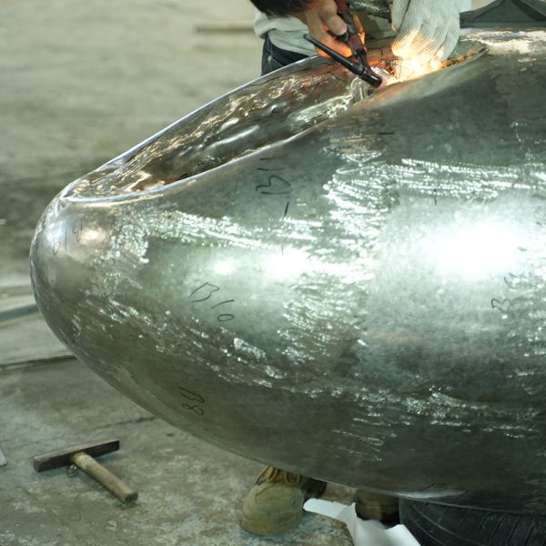 Modern Metal Sculpture Customization Halo Symphony Series Art Installation - Image 3
