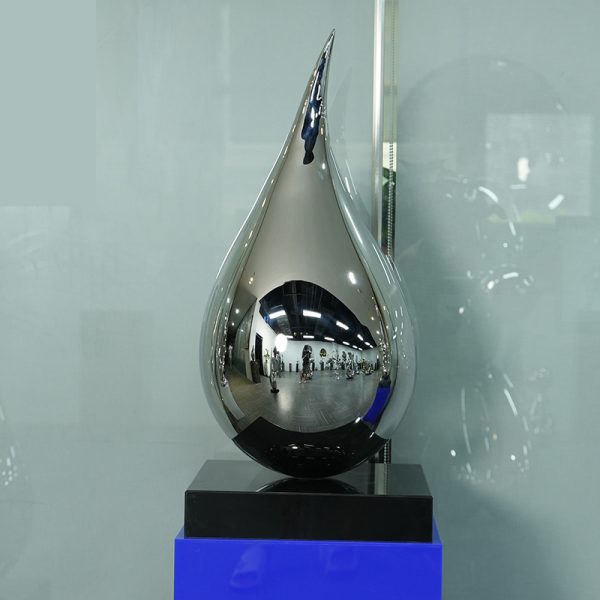 Water drop ornaments mirror stainless steel Artistic Decorations
