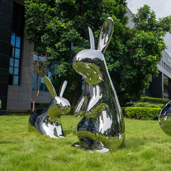 Sculpture Factory Stainless Steel Rabbit Sculpture