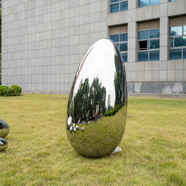 Modern stainless steel new life sculpture outdoor garden decoration - Image 2