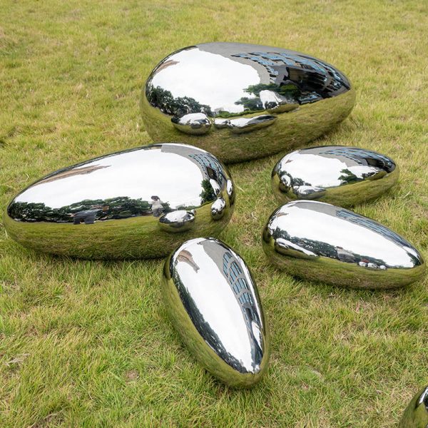 Modern stainless steel new life sculpture outdoor garden decoration - Image 3