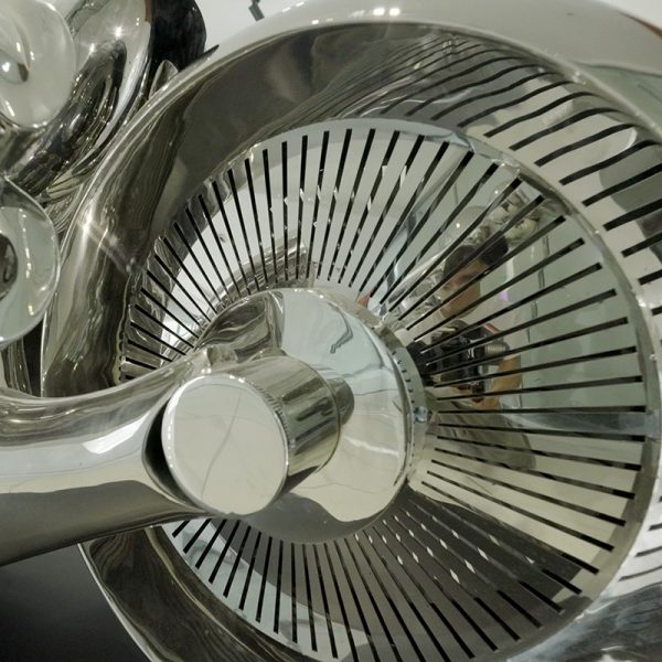 Stainless steel sculpture LiYuChun Spring Festival Gala motorcycle - Image 2