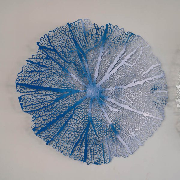 The charm of nature Metal leaf vein texture wall decoration Modern home art decoration - Image 3