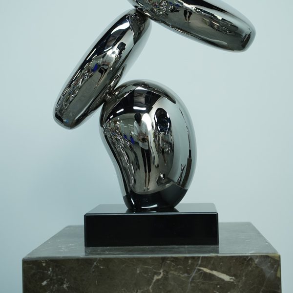 Rhythm of Balance Modern Abstract Metal Art Sculpture - Image 2