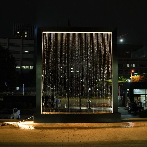 Outdoor art water curtain wall dynamic lighting decoration landscape sculpture - Image 4