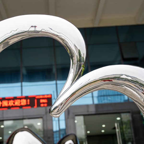 Melody of the Heart Sculpture Modern Art Stainless Steel Decoration - Image 3