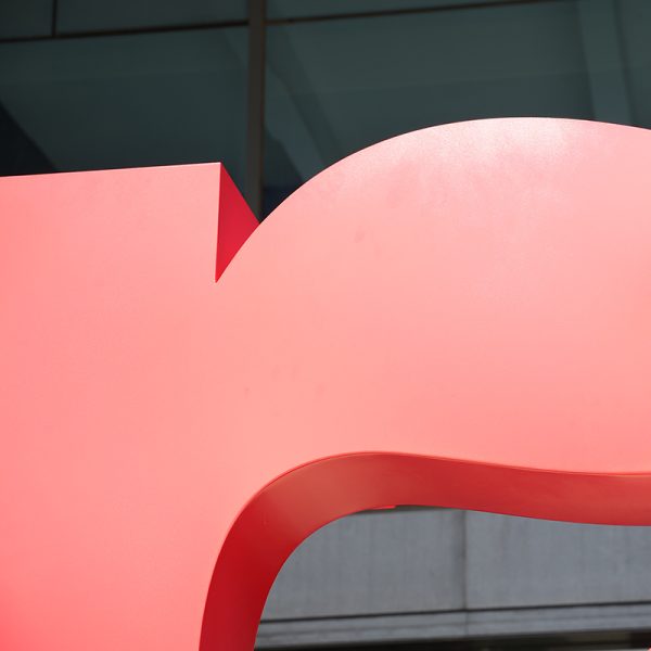 Red number 7 sculpture outdoor modern art garden decoration - Image 3