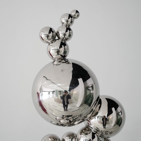 Stainless steel bubble sculpture Minimalist art decoration ornaments - Image 4