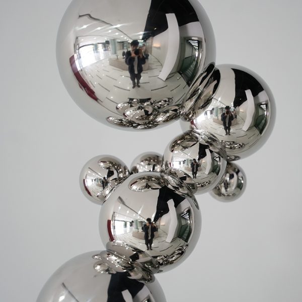 Stainless steel bubble sculpture Minimalist art decoration ornaments - Image 3
