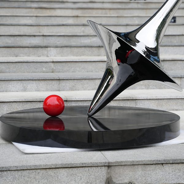 Rhythm of Rotation Metal Sculpture - Image 4