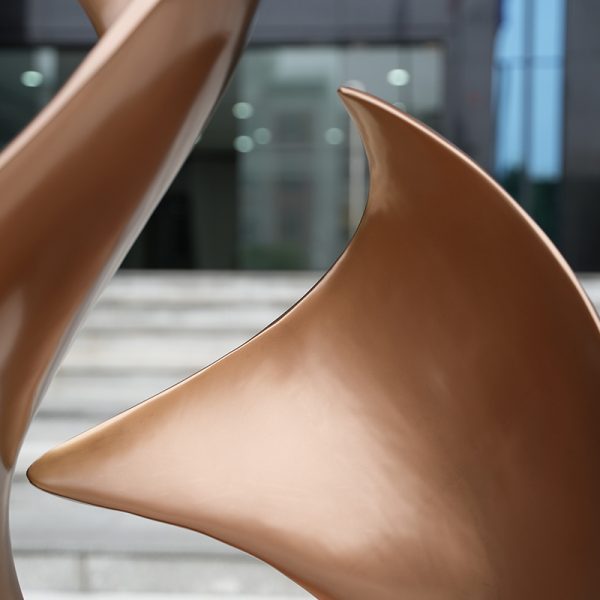 Dance of Melody Modern Stainless Steel Sculpture - Image 2