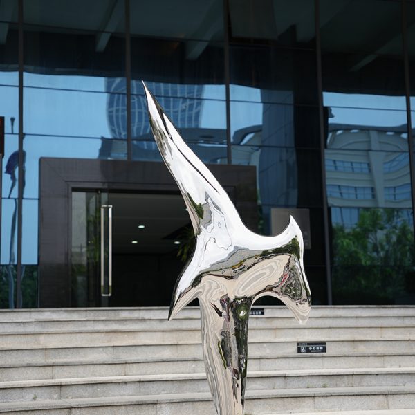 Flying Soul Stainless Steel Sculpture - Image 4