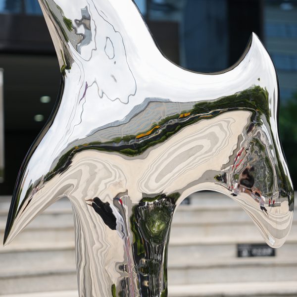 Flying Soul Stainless Steel Sculpture - Image 2