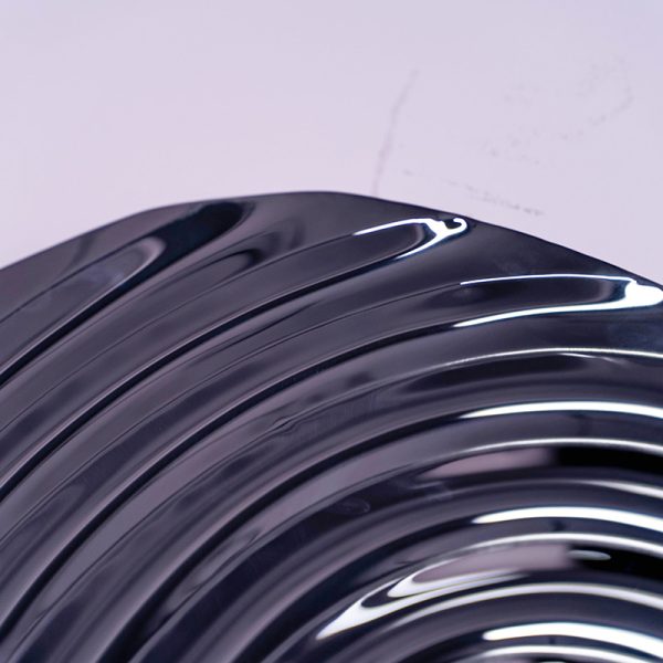 Swirl mirror metal wall decoration - Image 4