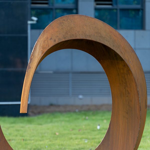 Weathering Steel Creative Outdoor Art Sculpture - Image 3