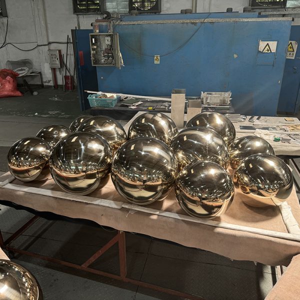 Polished mirror stainless steel ball outdoor courtyard garden decoration - Image 2